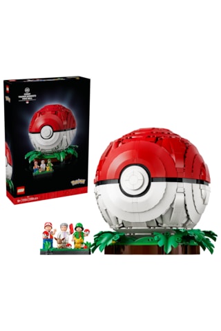 LEGO® Pokémon™ İkonik Eğitmen Anları Poké Topu 72154 - Yetişkinler için Gerçekçi Detaylar İçeren Model Yapım Seti (2339 Parça)
