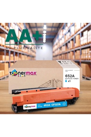 Hp 652a Cf321a Mavi Uyumlu Toner Aa Plus / Color Laserjet Enterprise M651 / Flow Mfp M680
