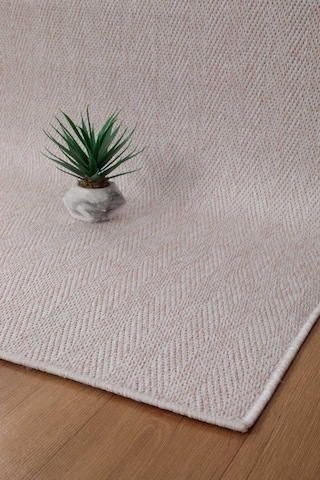 Valeryhome Venüs Sisal Beyaz Modern Dokuma Kilim Hasır Yıkanabilir Yolluk 514-bej