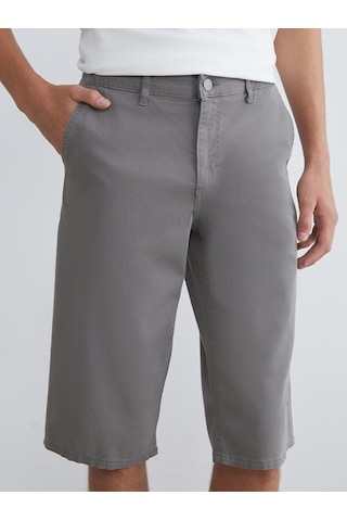 Lcw Jeans Haki Standart Kalıp Erkek Jean Şort