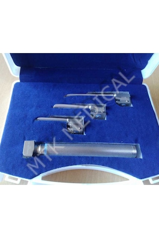 Pediatrik Larıngoskop 3'Lü Set (00. 0. 1 Miller Blade)