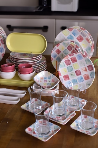 Keramika Takım Kahvaltı Colors 65 Parça 12 Kişilik