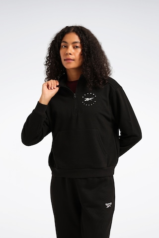 Reebok Q3 Ide Ft Mıdlayer Siyah Kadın Sweatshirt 000000000102264197 Siyah-sıyah