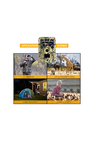 Suofeng 5mp 480p Hızlı Tepkili Gece Görüşlü Su Geçirmez Av Ve Yaban Hayatı Kamerası Çok Renkli