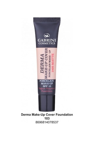 Gabrini Fondöten Porselen Makyaj Derma Make Up Cover No:103