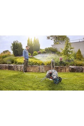 Gardena 18542-20 Aquaroll Metal Hortum Arabası 1/2''