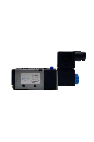 EXPFLEX 4V210-08 1/4 5/2 TEK BOBİN VALF 24V DC