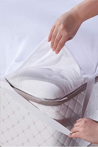 Divanev Pamuk Alez 90x190 Cm Tek Kişilik Yüzeyli Yatak Koruyucu Beyaz