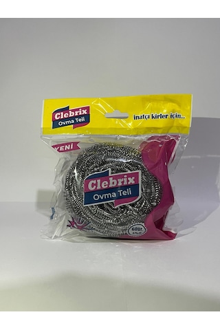 Technow Paslanmaz Çelik Büyük Endüstriyel Boy Bulaşık Ovma Teli Jumbo Boy 60 Gr
