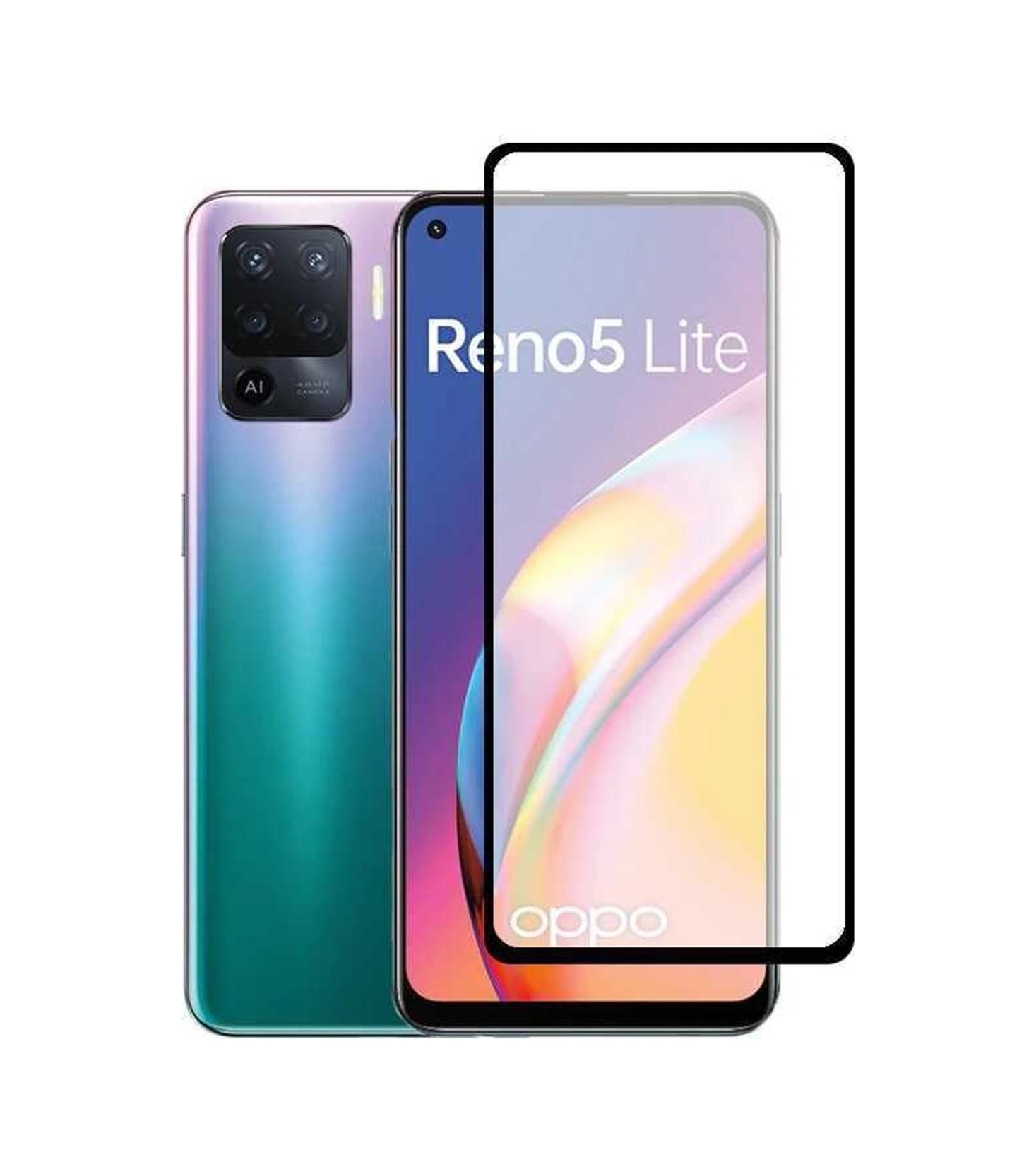 Logis Oppo Reno 5 Lite 9d Mat Seramik Tam Kaplayan Ekran Koruyucu Cam