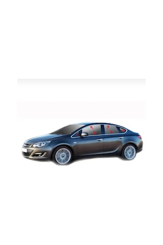 Opel Astra J Sedan 2012-2016 Cam Çerçevesi Krom 12 Prç. P.çelik
