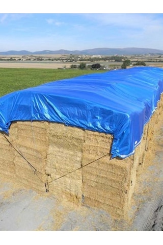 Ebatlı Branda, 6x7 Çadır 140 Gr/m2 Su Geçirmez Kamyon Saman İnşaat Gölgeeme Çadırı