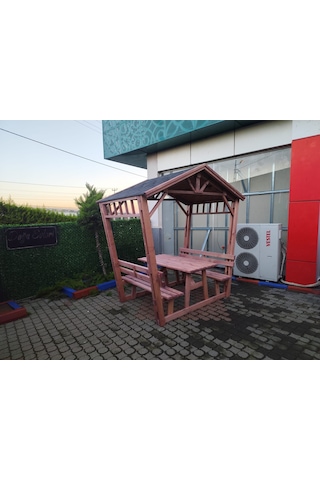 Çardak Çatılı Bank Kamelya P28 Maun