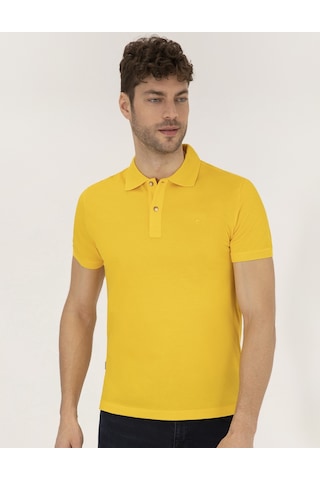 Pierre Cardin Erkek Sarı Basic Tişört 50262665-vr044 Sarı