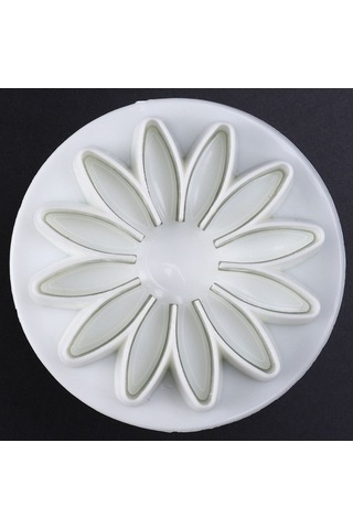 Ulzyvf Zanaat Kurabiye Kek Kalıplama Seti, Fondan Aksesuarlar, 46 Parça Beyaz Beyaz