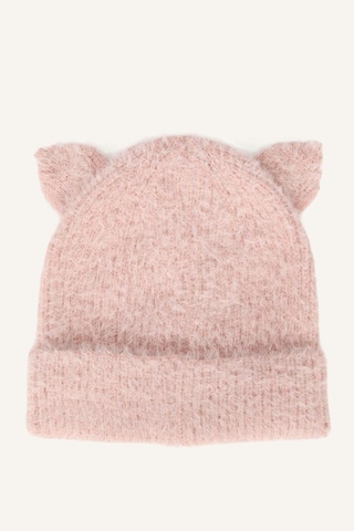 Defacto Kulaklı Triko Bere Kız Bebek F0024a526wnpn424 Pembe-pn424