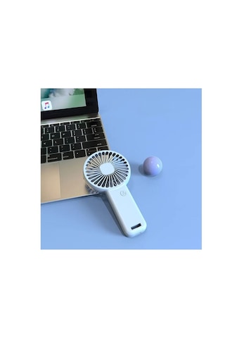 Mini Fan,şarjlı El Vantilatörü Usb Özellikli 19cm