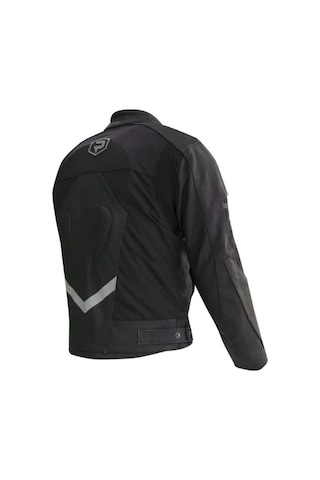 Prosev 104 King Motosiklet Montu 4 Mevsim Maxdura 600-d Dayanıklı Kumaş Deri Motorcu Mont Black