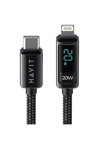 Havit CB6246 PD 20W Göstergeli Şarj Kablosu