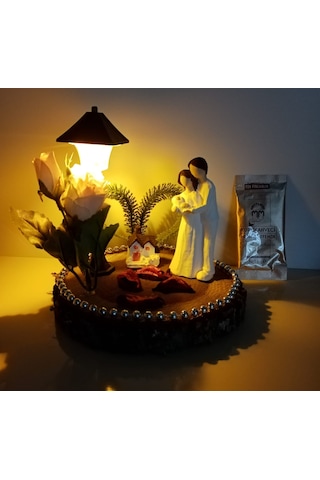 Sarılan Çift Temalı Kütük Teraryum