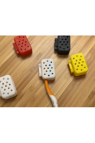 4 Adet Diş Fırçası Seyahat & Koruma Başlığı Tekli Paket Çok Renki
