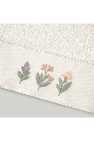 Linens Lavera Bambu 50x85 Cm Yüz Havlusu Ekru Ekru