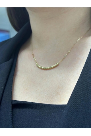 14 Ayar Altın Mini Toplu Hediyelik Kolye 949 Gold