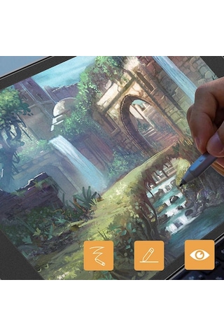 Ally İpad 10.2 Paper Like Film Darbe Emici Pet Ekran Koruyucu 2021-2020-2019 - 5775
