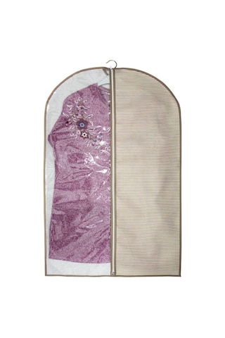 Pencereli Elbise Kılıfı Maxi Desenli