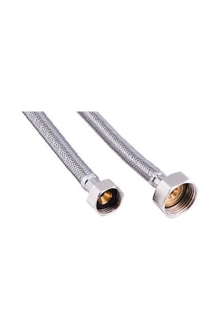 Gms 3-8 - 3-8 Spiral Çelik Örgülü Klozet Bağlantı Hortumu Flex 2 Adet 30 CM