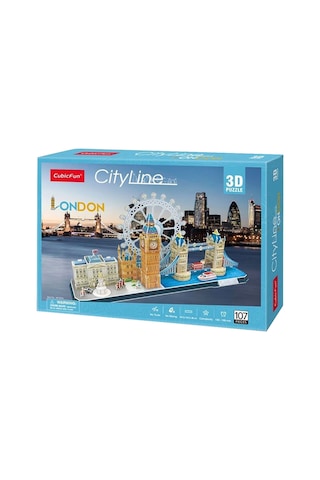 Cubicfun 3d Puzzle 107 Parça City Line London İngiltere Mc253h