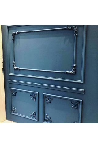 Decozza Boyanabilir Çıta Köşe Motifi 2,5 Cm Çıta Uyumlu4 Lü Paket