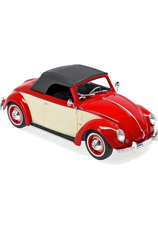 Kk Scale 1:18 Vw 1200 Hebmüller Cabrio 1949 Rot/creme Limited Edi