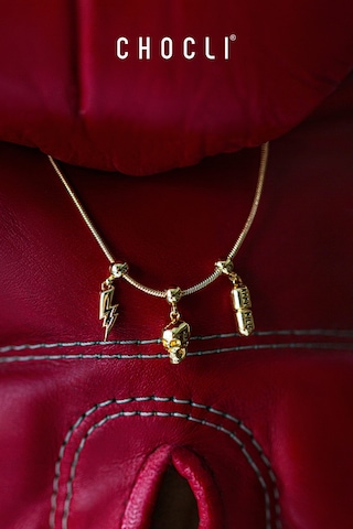 Chocli Charm Kolye Loops Altın