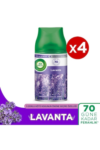 Air Wick Oda Kokusu Freshmatic Makine Yedek Spreyi Lavanta 4 Adet