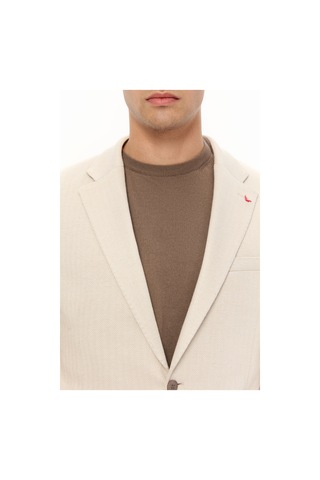 D's Damat Ds Damat Slim Fit Vizon Balıksırtı Kumaş Ceket 5hc04bb06494m Çok Renkli