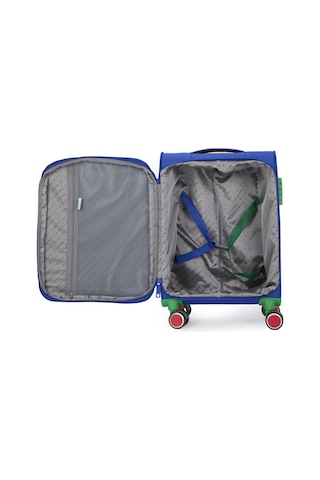United Colors Of Benetton Ultra Light Kumaş Kabin Boy Valiz Sax Bnt2800