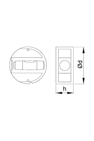 Ceta Form P26-Bv1 Su Terazisi Tüpü Dikey Ölçüm-Blok N11.213