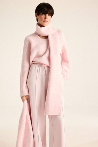 Defacto Regular Fit V Yaka Kazak F4800ax25wnpn83 Pembe