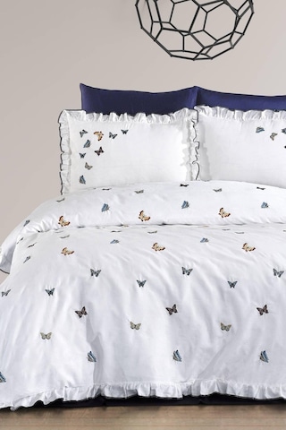 Nazik Home Laura Krem Nevresim Takımı ÇK Krem