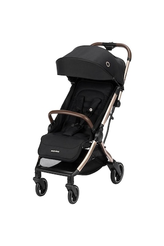 Maxi-Cosi Eva Otomatik Katlanan Kompakt Bebek Arabası Essential Black Champagne