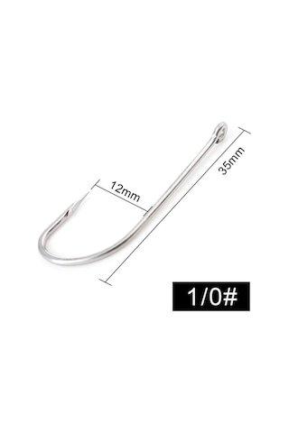 Fısh Kıng 401ss Paslanmaz Demir Dikenli Kanca 6/0 -1/0 25 Adet/paket 1 -8 50 Adet/paket Jig Sazan Balıkçılığı 1-0