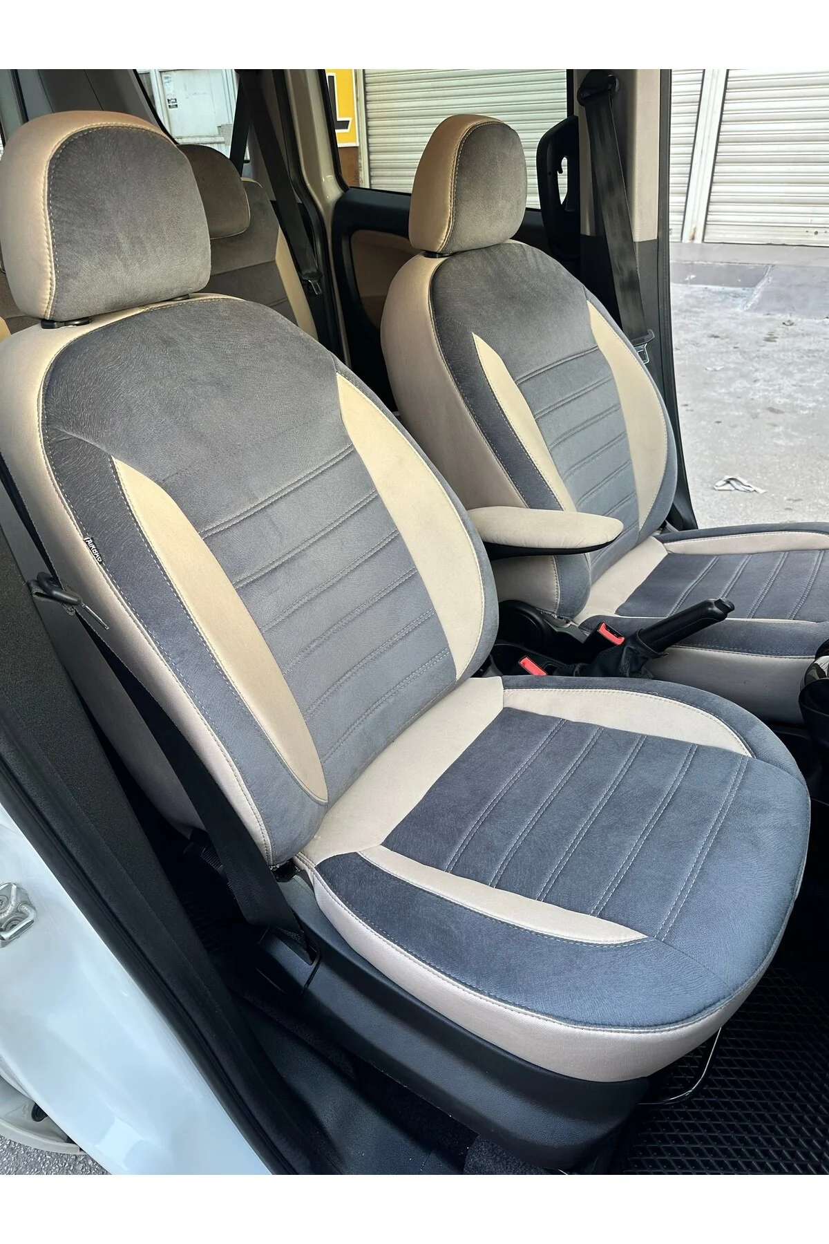 Fiat Doblo Araca Özel Koltuk Kılıfı Bej