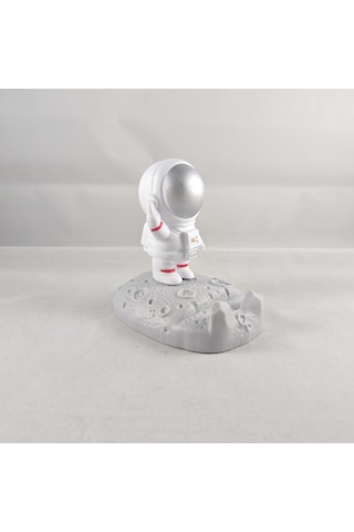 Astronot Tasarımlı Masaüstü Telefon Tutacağı Dekoratif Şık Unisex Hediye Renkli