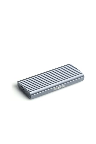 Dark USB 3.2 Gen2 Type C - M.2 NVMe & NGFF SATA SSD RGB LED