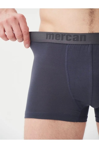 Mercan 3'lü Antrasit Modal Boxer