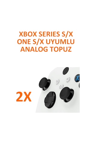 Xbox Series S/x & Xbox One S/x Uyumlu Analog Joystick Başlık - Yedek Parça 2 Adet