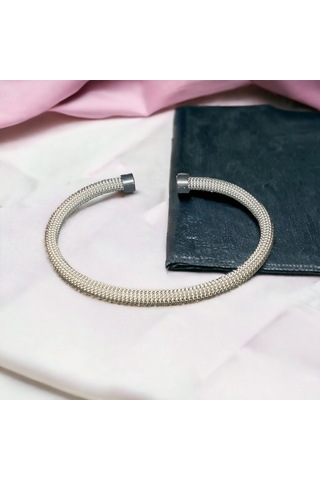 Kesebe Unisex Kadın/erkek Esnek Bijuteri Bileklik-gümüş Renkli Çok Renkli