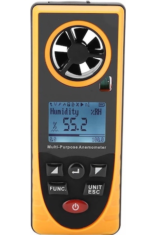 Loyka Bgm8910 Çok Fonksiyonlu Dijital Rüzgar Ölçer Anemometre