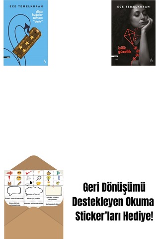 Dilsiz Kuğular Zamanı Devir + İyilik Güzellik + Okuma Sticker'ları
